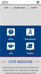 Mobile Screenshot of curesarcoma.org